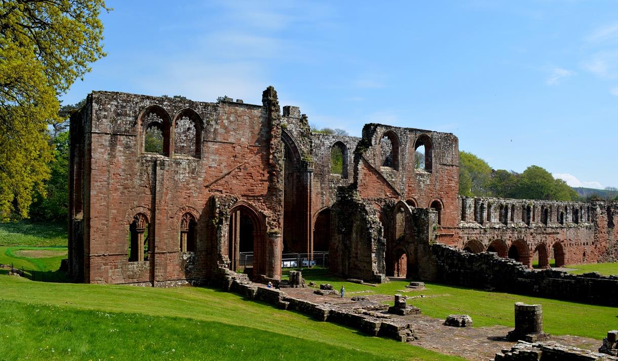 Furness Abbey Historic Site in Barrow In Furness, Morecambe Bay